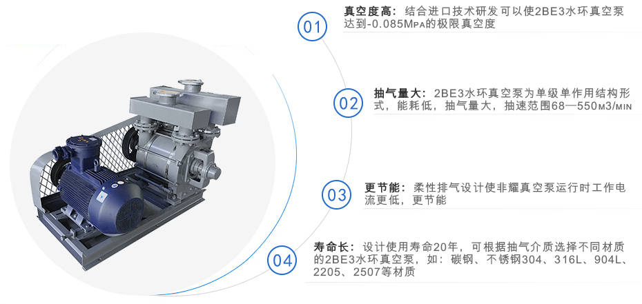 2BE3系列水環式真空泵